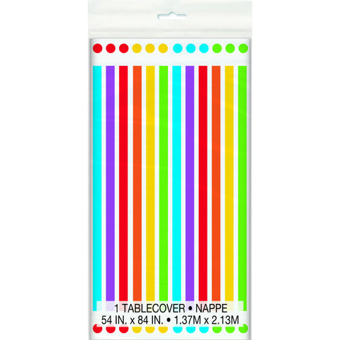 Rainbow Birthday Plastic Table Cover
