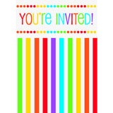 Rainbow Birthday Invitations
