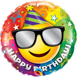 Birthday Smiley Foil Balloon  