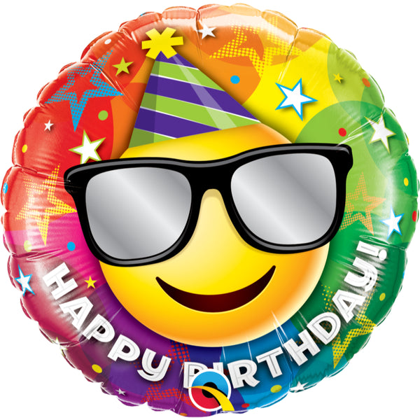 Birthday Smiley Foil Balloon  