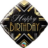Birthday Art Deco Milestone - Age Foil Balloon  