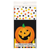 Smilling Pumpkin Plastic Tablecover