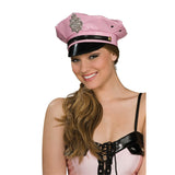 Pink Vinyl Police Hat