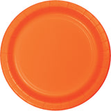  Touch Of Color Sunkissed Orange Round Luncheon Plate 