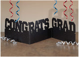 Graduation Décor Congrats Grad Glitter Centerpiece 1 pc