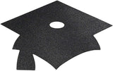 Power Panel Display Assrtd Glitter Mortarboard Cutouts