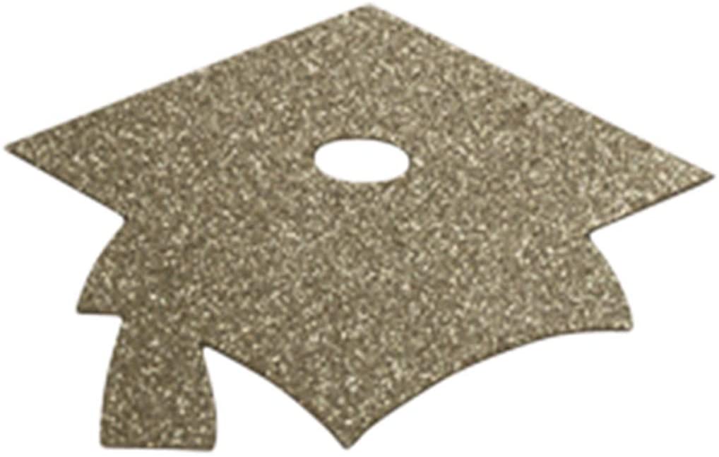 Power Panel Display Assrtd Glitter Mortarboard Cutouts