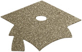 Power Panel Display Assrtd Glitter Mortarboard Cutouts