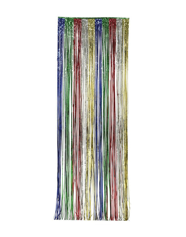 Foil Door Curtains Multicolor