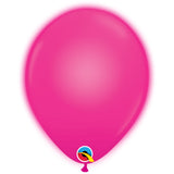  11in Q-Lite Magenta Latex Balloonss 5 pieces