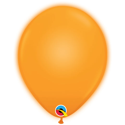  11in Q-Lite Orange Latex Balloonss 5 pieces
