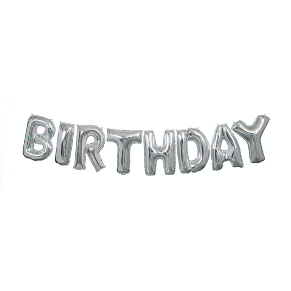 Happy Birthday Foil Balloon Letter Banner Kit 