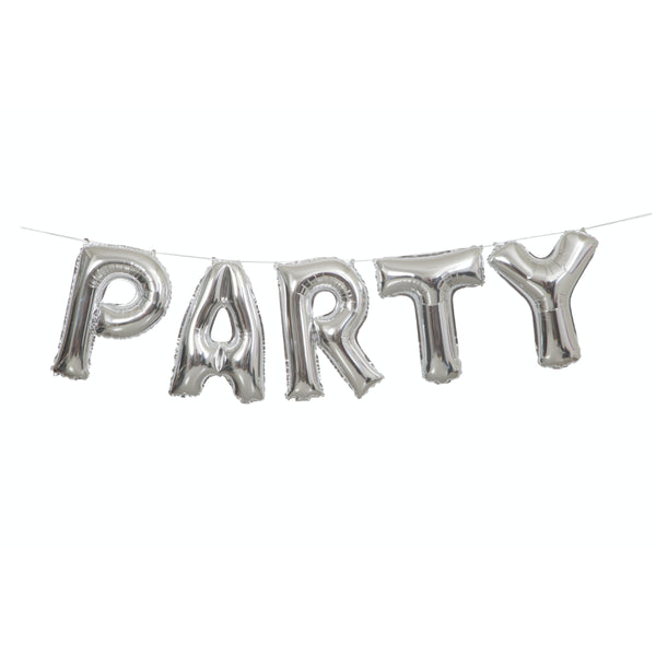 Party Foil Balloon Letter Banner Kit