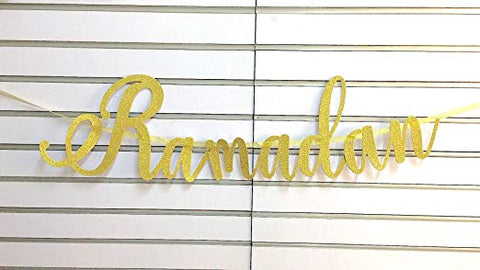 Ramadan Cursive Banner 33in 1pc