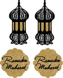 Lantern Medallions 6in 4pc`