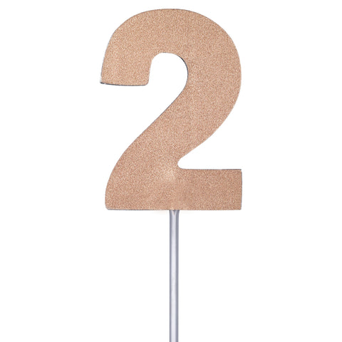 Diamond Cake Toppers with 4in Stick #2