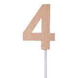 Diamond Cake Toppers with 4in Stick #4