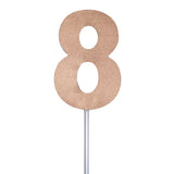 Diamond Cake Toppers with 4in Stick #8