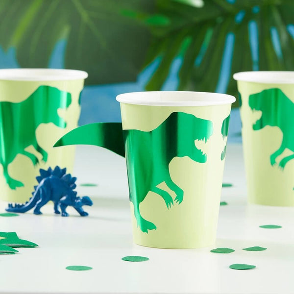 Paper Cups Dinosaur