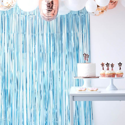 Curtain  Backdrop Blue 