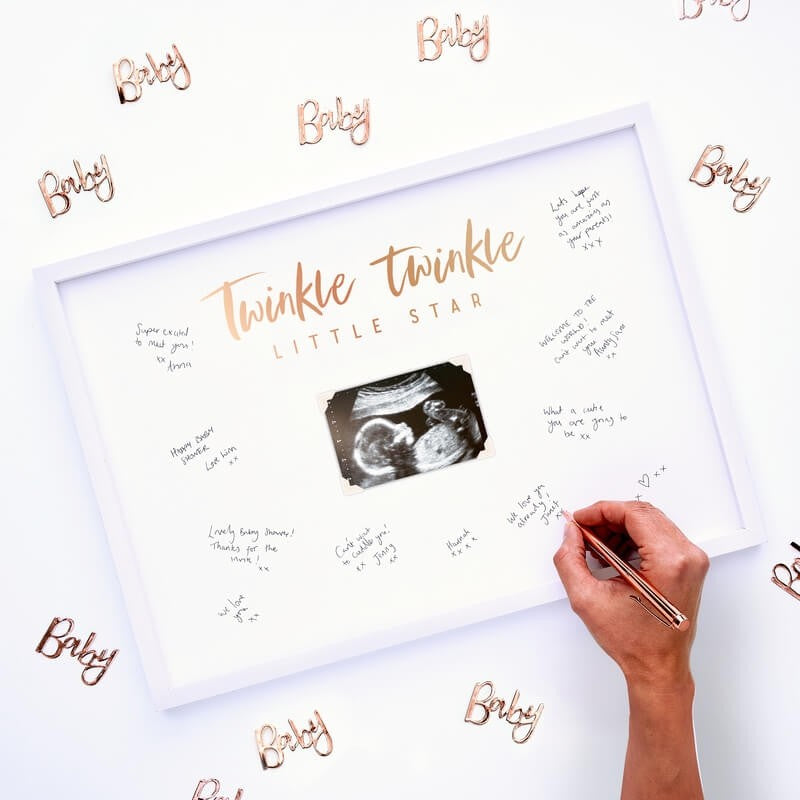 Baby Shower Guest Book - Frame 