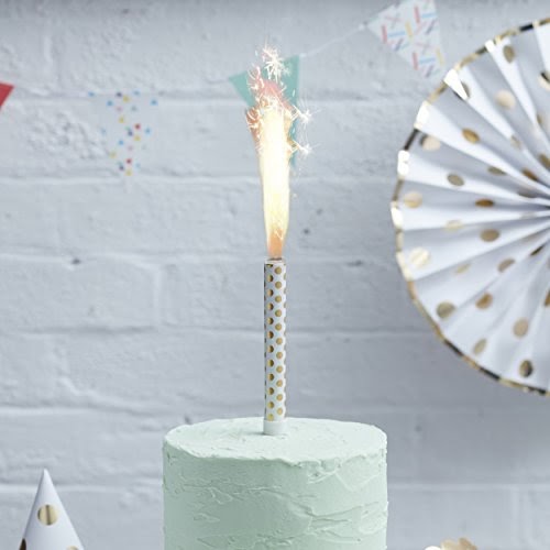 Pick & Mix Gold Polka Dot Cake Fountains 
