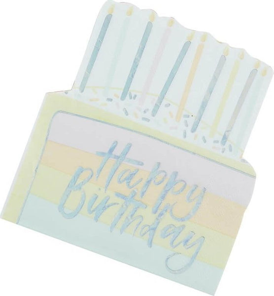 Birthday Cake Napkins