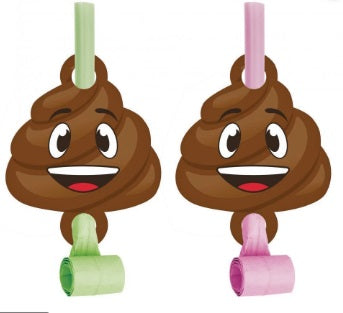 Poop Emojions Blowouts with Medallionv