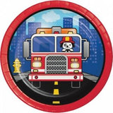 Flaming Fire Truck L-Plates