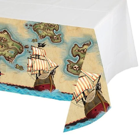 Pirate Treasure Plastic Tablecover