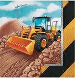 Big Dig Construction Beverage Napkins