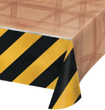 Big Dig Construction Plastic Tablecover 