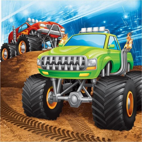 Monster Truck Rally Luncheon Napkins