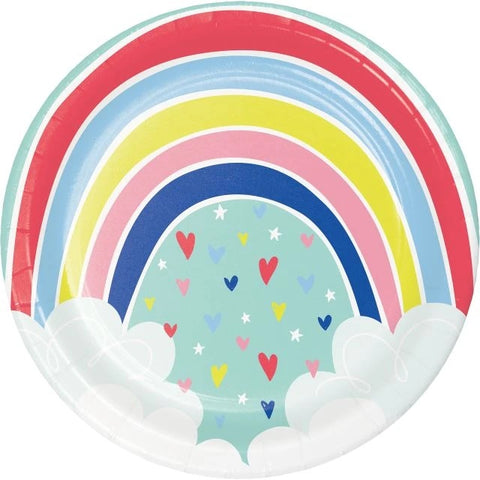 Over The Rainbow Dinner Plate