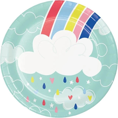 Over The Rainbow Luncheon Plate