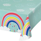 Over The Rainbow Plastic Tablecover