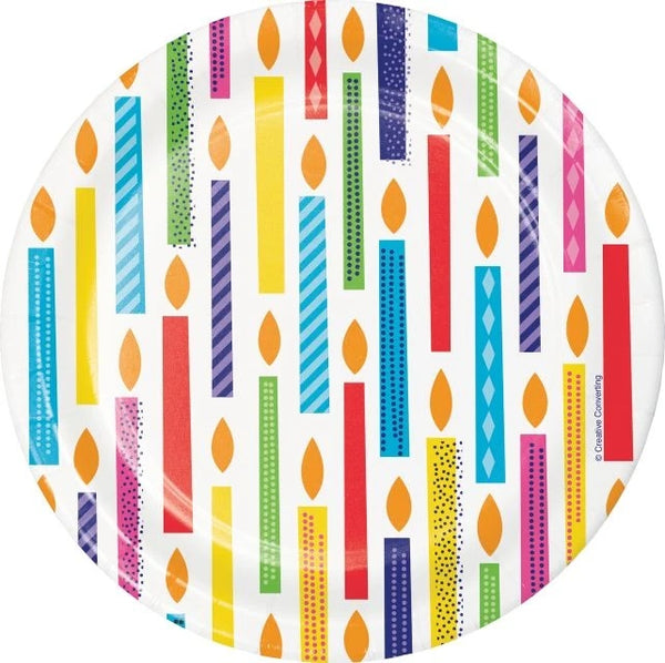 Bright Birthday Luncheon Plate
