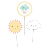 Sunshine Baby Shower Hanging Mobile With Cutouts