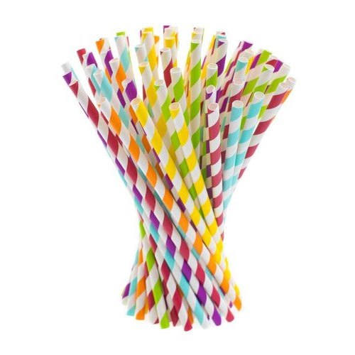 Multicolor Paper Straw 