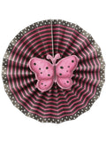 Santoro Ladybird Paper Fans Pink 30x35x20cm 3pcs