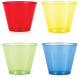 Sensation Drinkware Plastic Tumbler Assorted Colors 9oz 12pcs