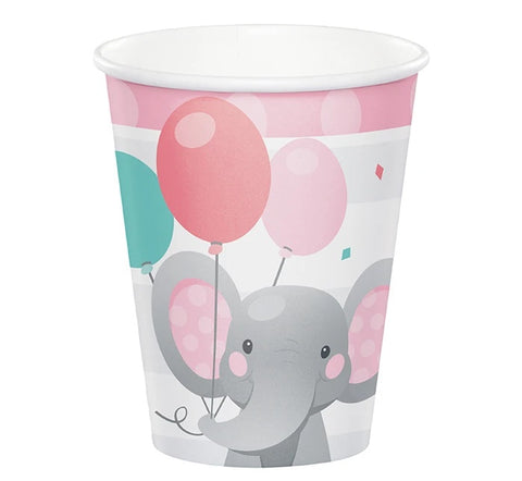 Enchanting Elephant Girl Hot / Cold Cup 9oz 8pcs