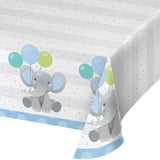 Enchanting Elephant Boy Paper Table Cover 54in x 102in pc