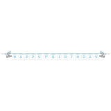 Enchanting Elephant Boy Shaped Ribbon Banner DIY 6in x 4.5in pc