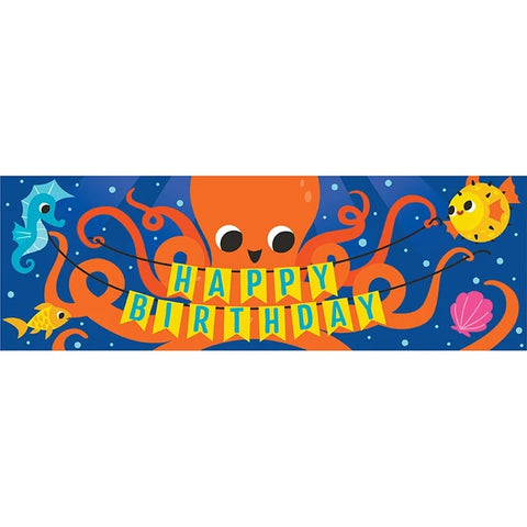 Ocean Celebration Giant Party Banner 20inx60in pc