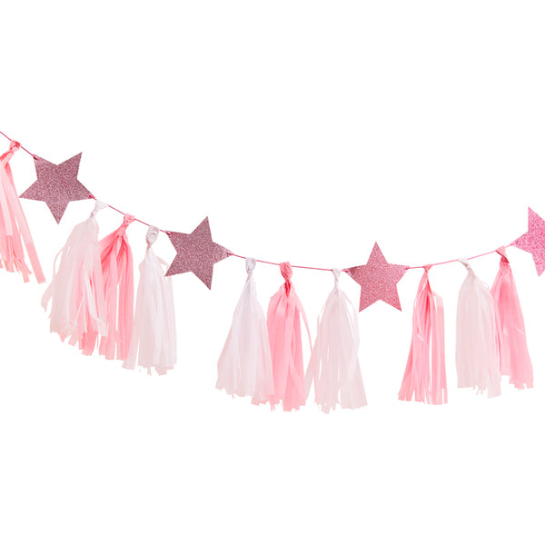 Pink Acrylic Happy Birthday Cake Topper