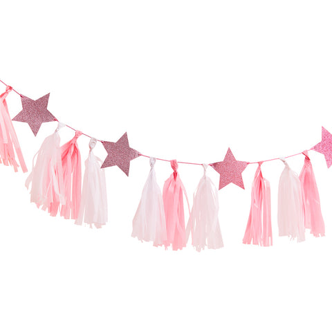 Pink Acrylic Happy Birthday Cake Topper