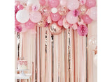 Rose Gold Shredded Confetti Filled Balloons 5pcs