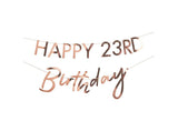 Rose Gold Foiled Paper Party Bags 5pcs