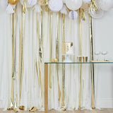 Gold Foiled Happy Birthday Paper Plates 8pcs